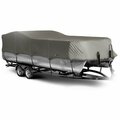 Eevelle Boat Cover PONTOON Rails Inboard 25ft 6in L 102in W Charcoal SFPONBP25102-CHL